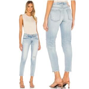 Moussy Vintage Vivian Skinny Jeans Light Wash Capsule 26 Luxury Denim Minimal